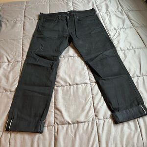 Edwin ED-80 selvedge denim - black